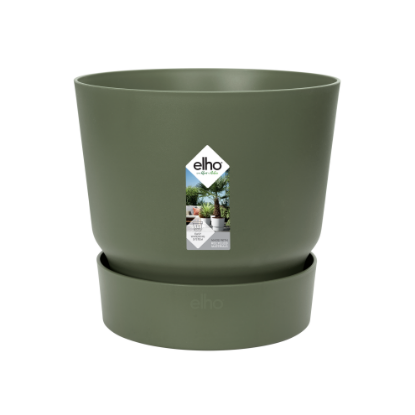 Afbeeldingen van ELHO BLOEMP.Ø30 CM BLAD GROEN GREENVILLE ROND 