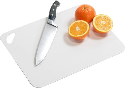 Afbeeldingen van KESPER SNIJMAT FLEXIBLE S/2 PEVA 38X29X0.2CM WIT/GRIJS