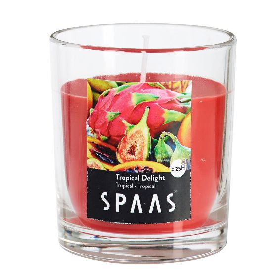 Picture of SPAAS GLASS SC TROPICAL DELIGHT 70CM TRUE RED