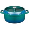 Picture of SOLA BRAADPAN GIETIJZER 24CM BLUE/GREEN