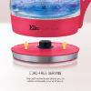Picture of KETTLE 1.7L 7CUP RED GLASS CORDLESS 