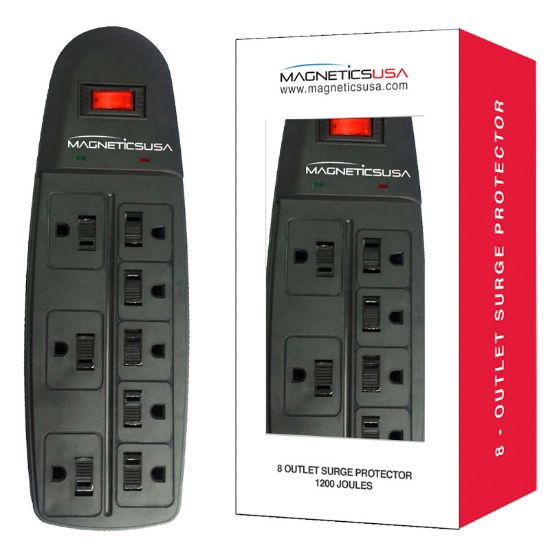 Picture of MAGNETICS 8-SURGE PROTECTOR ZWART