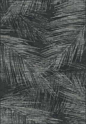 Afbeeldingen van VLOERKLEED BREEZE 120X170 BLACK/CHARCOAL GREY