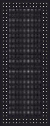 Afbeeldingen van VLOERKLEED LINEO 080X200 BLACK/WOOL