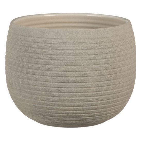 Picture of SCHEURICH ORCHID POT 744/24CM TAUPE STONE